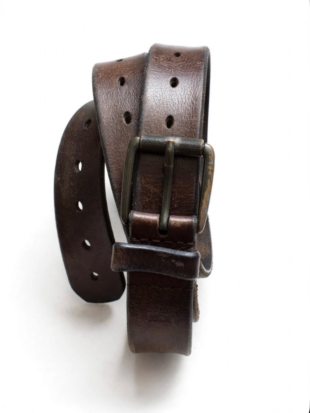 Denizen Levis Brown Genuine Leather Belt Mens XL 42-44 Multi-Hole